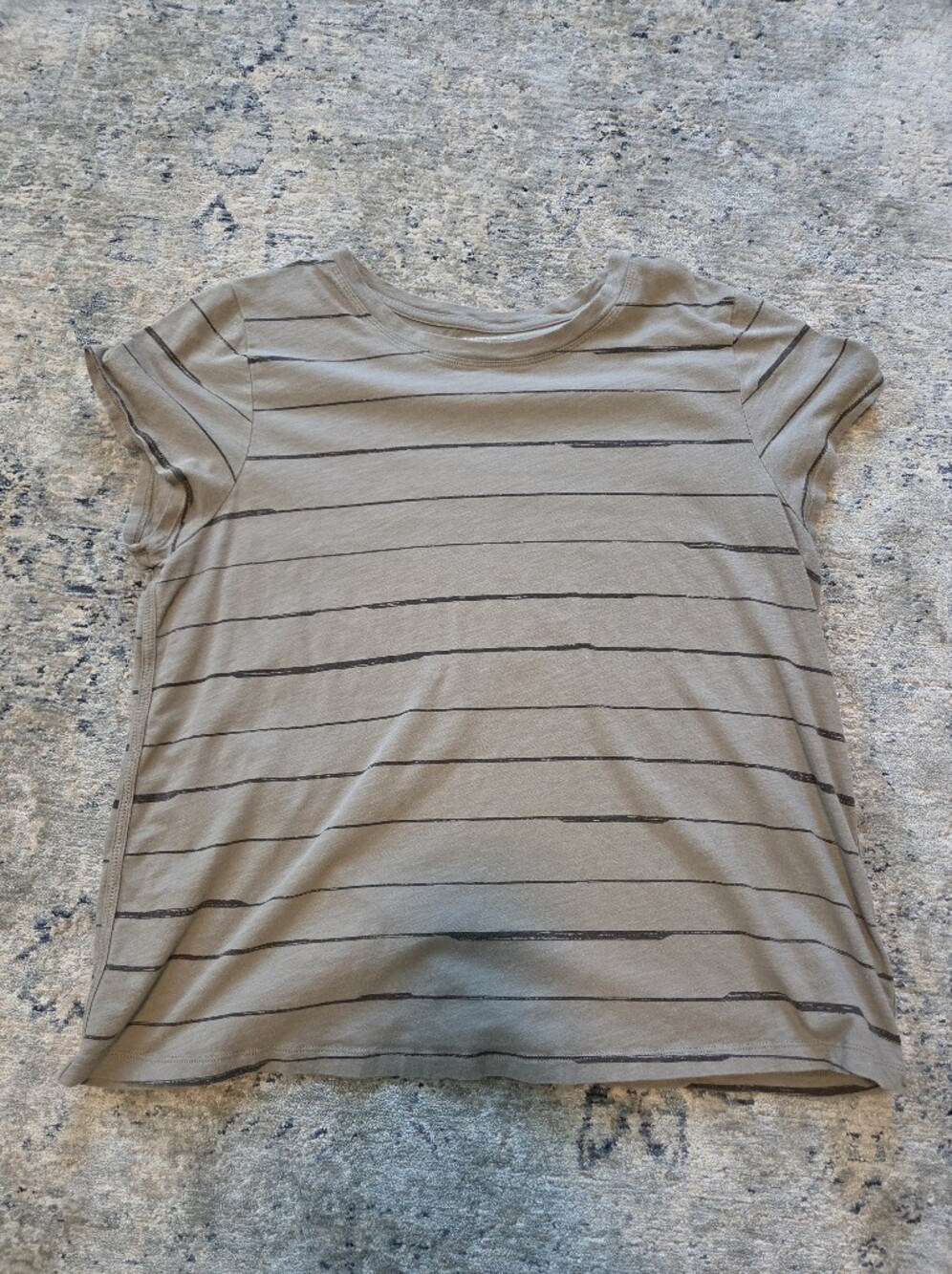 Athleta Short Sleeve Stripe Tee